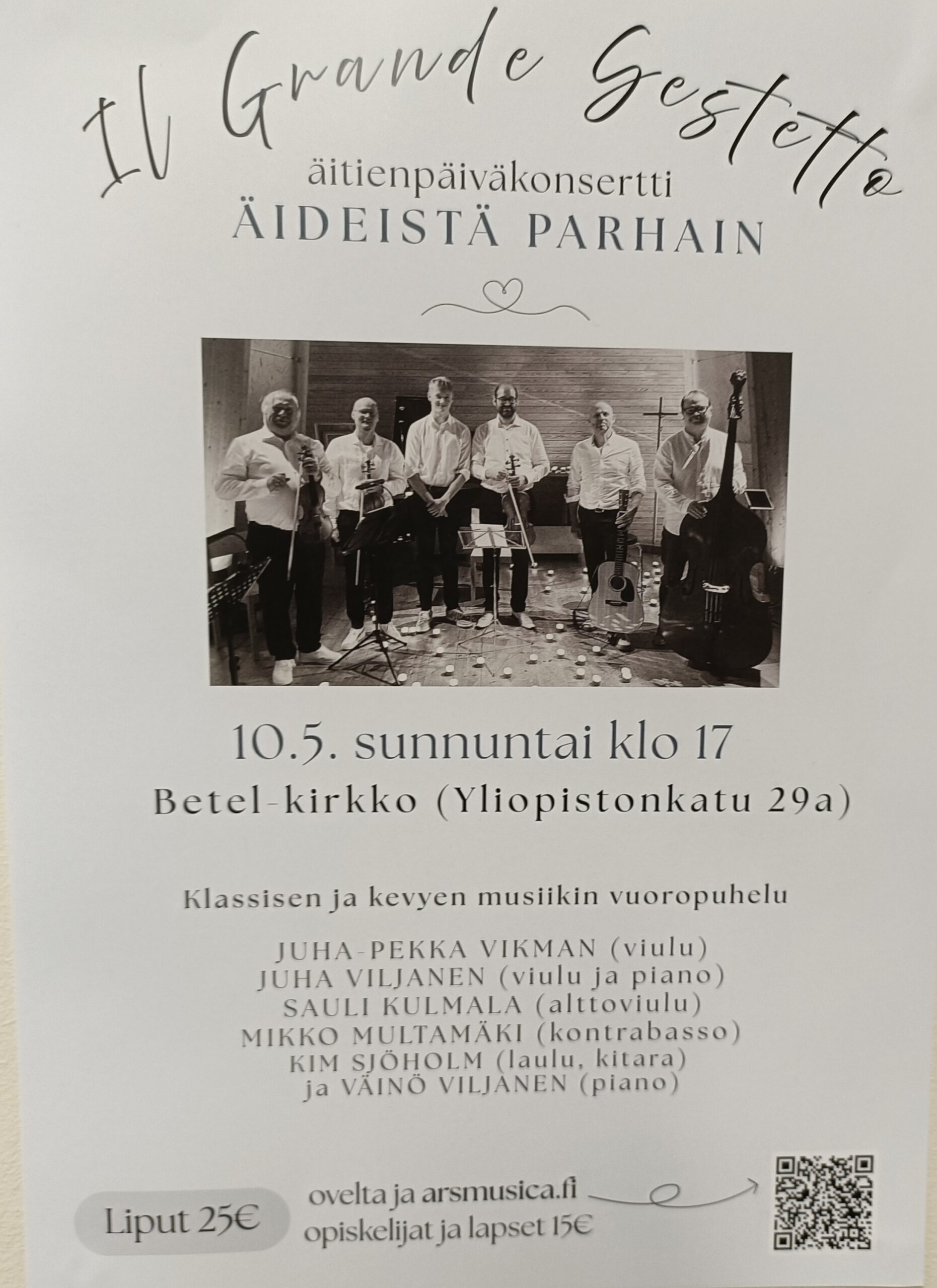 Äitienpäiväkonsertti: Äideistä parhain